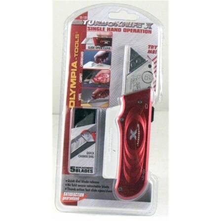 Olympia Tools International, Inc Olympia Tool 33-132 Red X- Knife 33-132